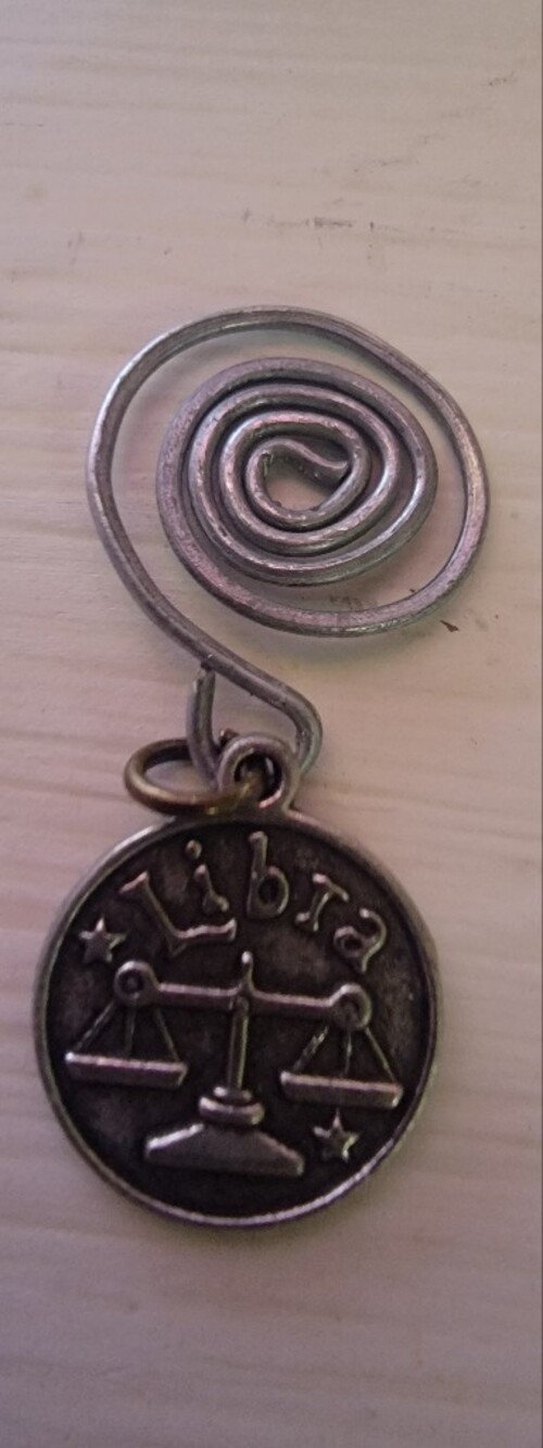 Handmade Charm For Teabag - Libra-